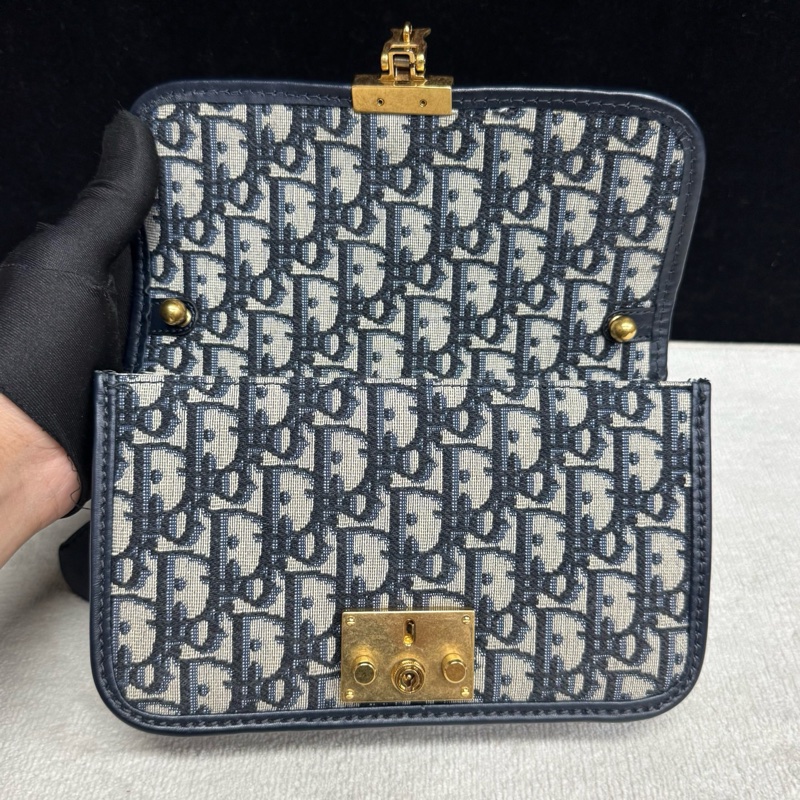 Dior 迪奧 Addict 郵差包 老花刺繡-6