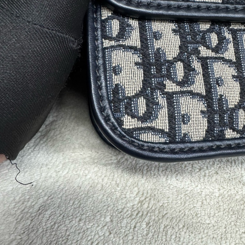 Dior 迪奧 Addict 郵差包 老花刺繡-18