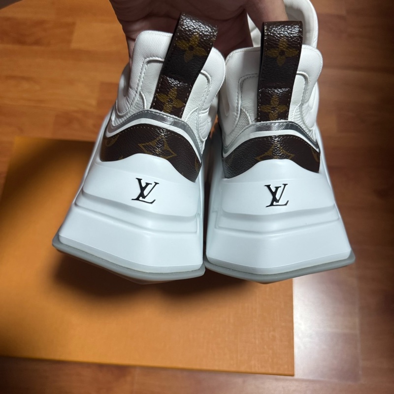 路易威登拱橋鞋2.0 Lv Archlight低幫 老爹鞋白棕色 37碼-4