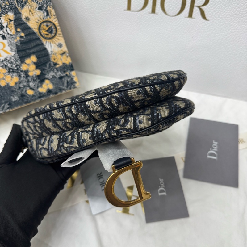 🌷全新未使用! Dior 迪奧 Saddle 老花馬鞍包 小號-2