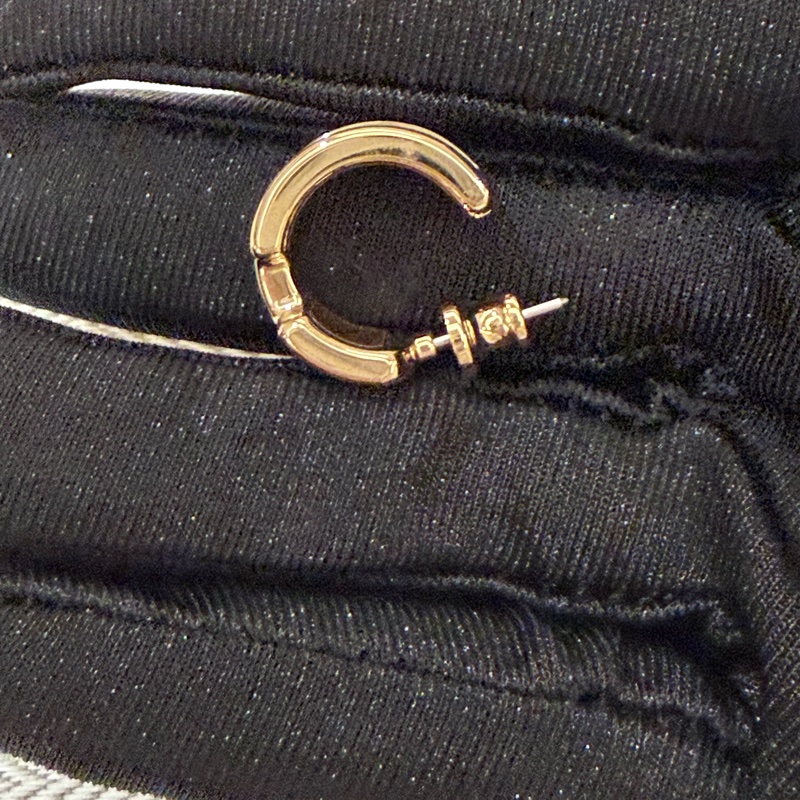 Hermes/ Olympe 針式耳環/ 白-8