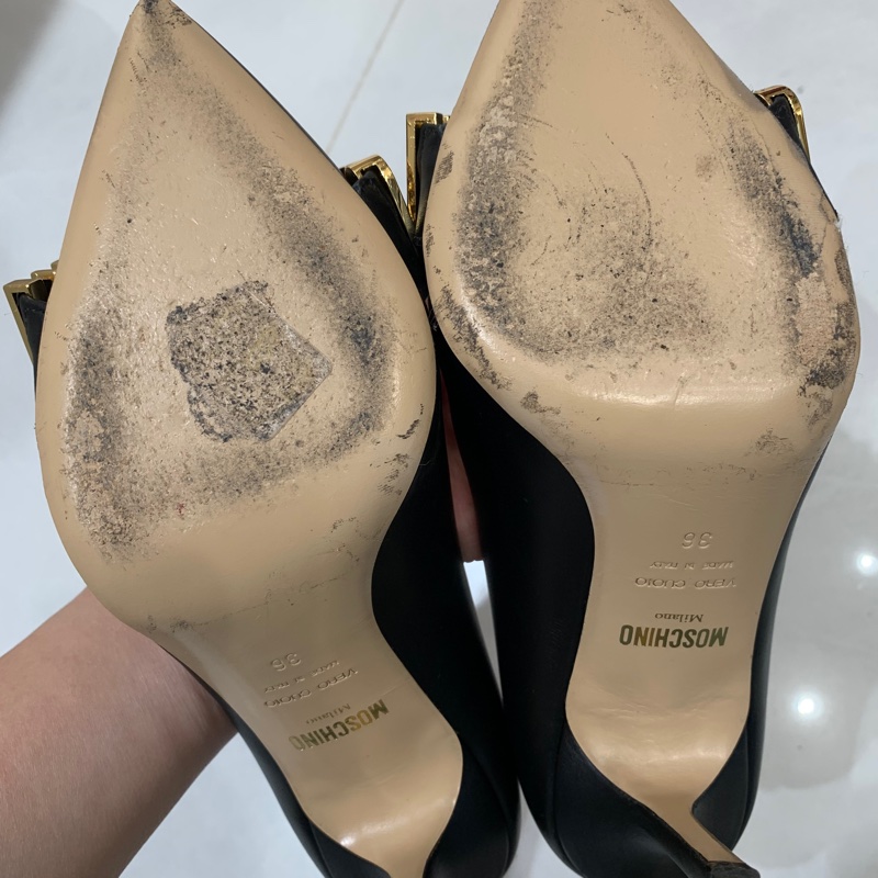 個人閒置 Moschino 女士高跟鞋 36碼-1