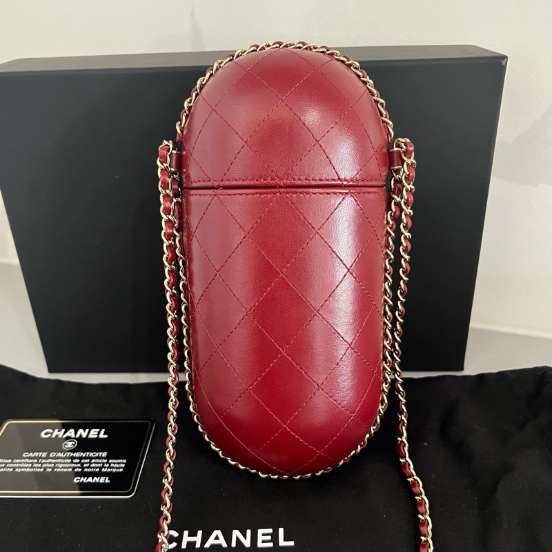 Chanel/香奈兒膠囊鏈條包 26開-1