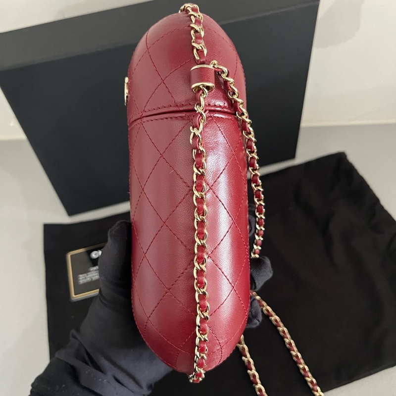 Chanel/香奈兒膠囊鏈條包 26開-2
