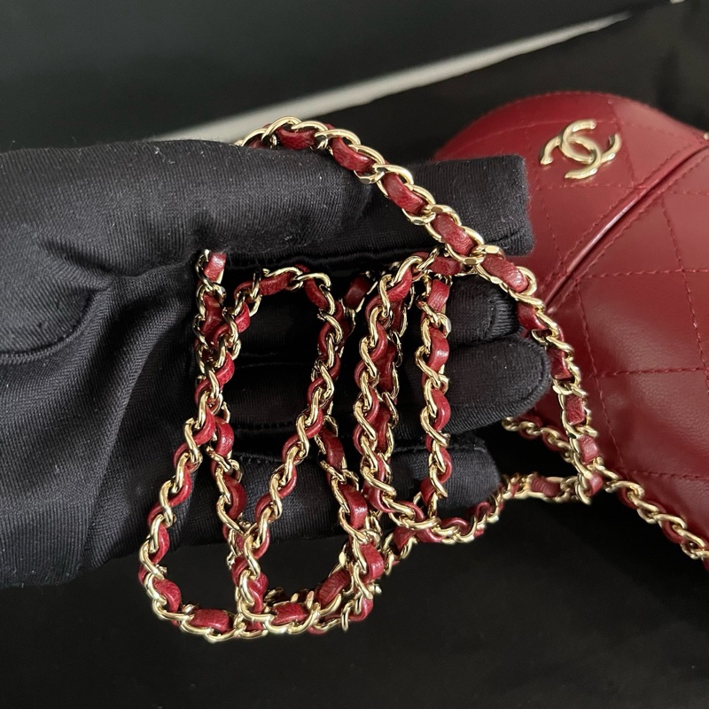 Chanel/香奈兒膠囊鏈條包 26開-8