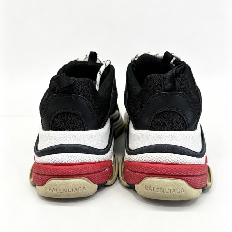 巴黎世家/Balenciaga TRIPLE 織物/牛剖層革 43碼-3