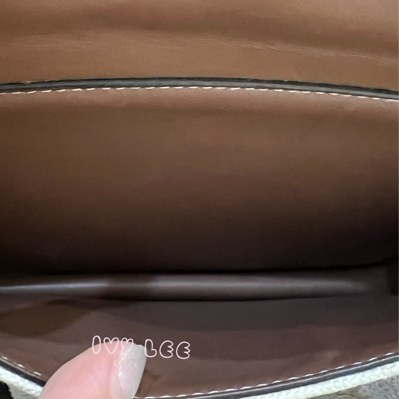 BURBERRY Pocket 80393611 雙色帆布皮革 斜背包 肩背包 正品 二手精品-6