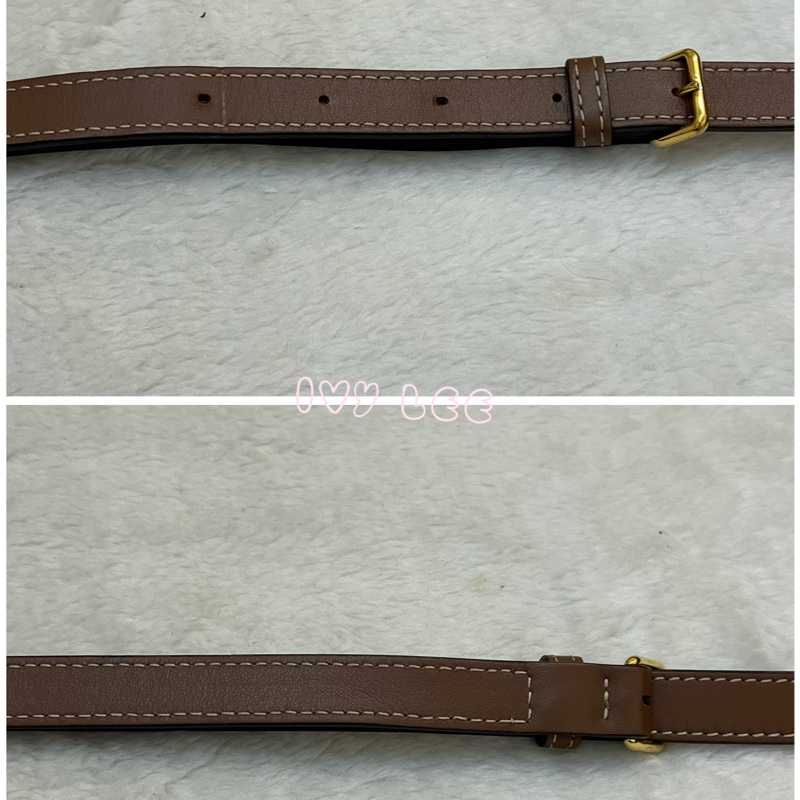 BURBERRY Pocket 80393611 雙色帆布皮革 斜背包 肩背包 正品 二手精品-8