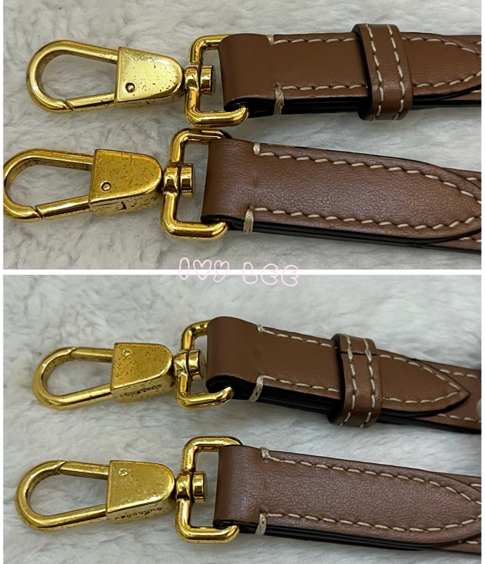 BURBERRY Pocket 80393611 雙色帆布皮革 斜背包 肩背包 正品 二手精品-9