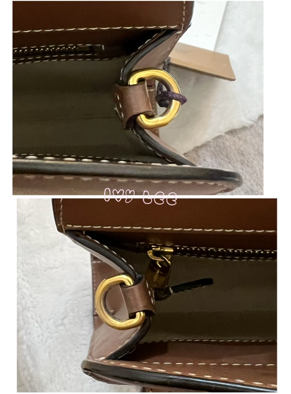 BURBERRY Pocket 80393611 雙色帆布皮革 斜背包 肩背包 正品 二手精品-14