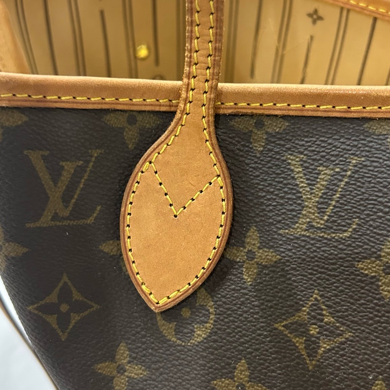 LV經典老花二手中號托特包-17