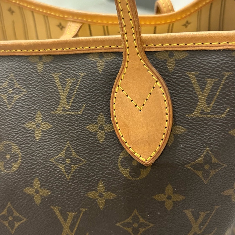 LV經典老花二手中號托特包-18