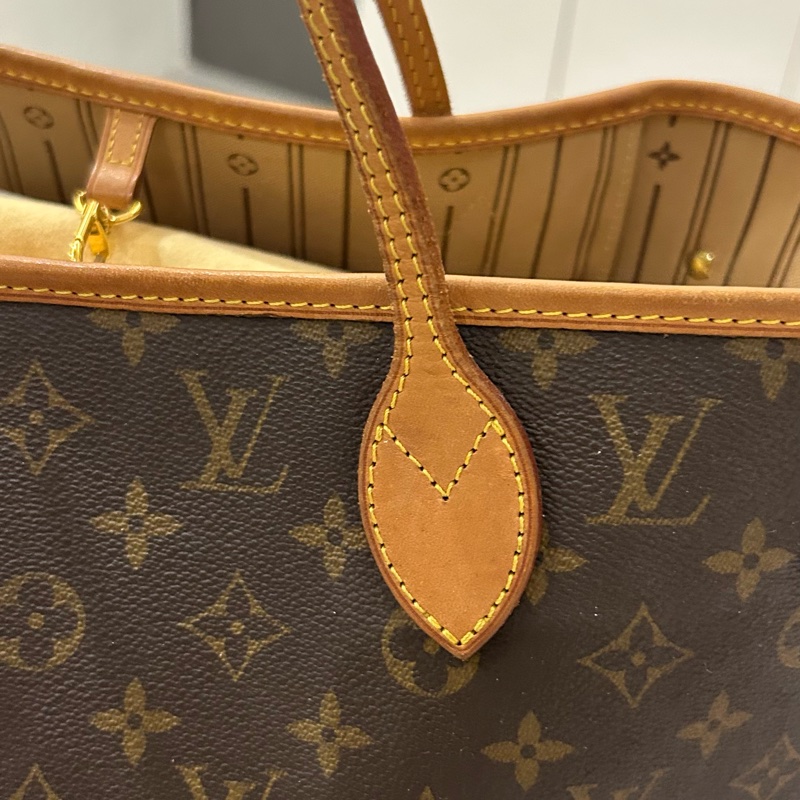 LV經典老花二手中號托特包-19