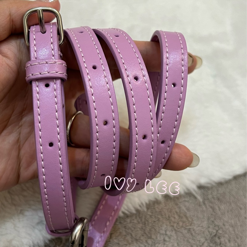 BALENCIAGA 巴黎世家 Hourglass B logo 二用沙漏包 593546-粉紫 斜背包 正品 二手精品 s-7