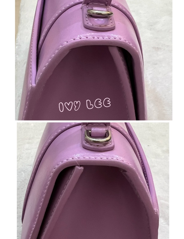 BALENCIAGA 巴黎世家 Hourglass B logo 二用沙漏包 593546-粉紫 斜背包 正品 二手精品 s-21