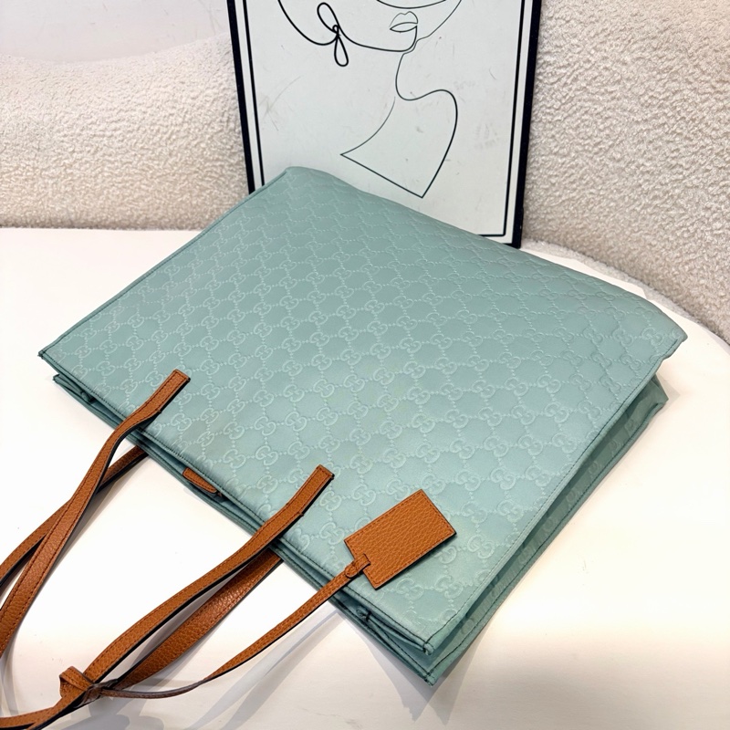 Gucci • Baby Blue 寶寶藍全皮托特包-4