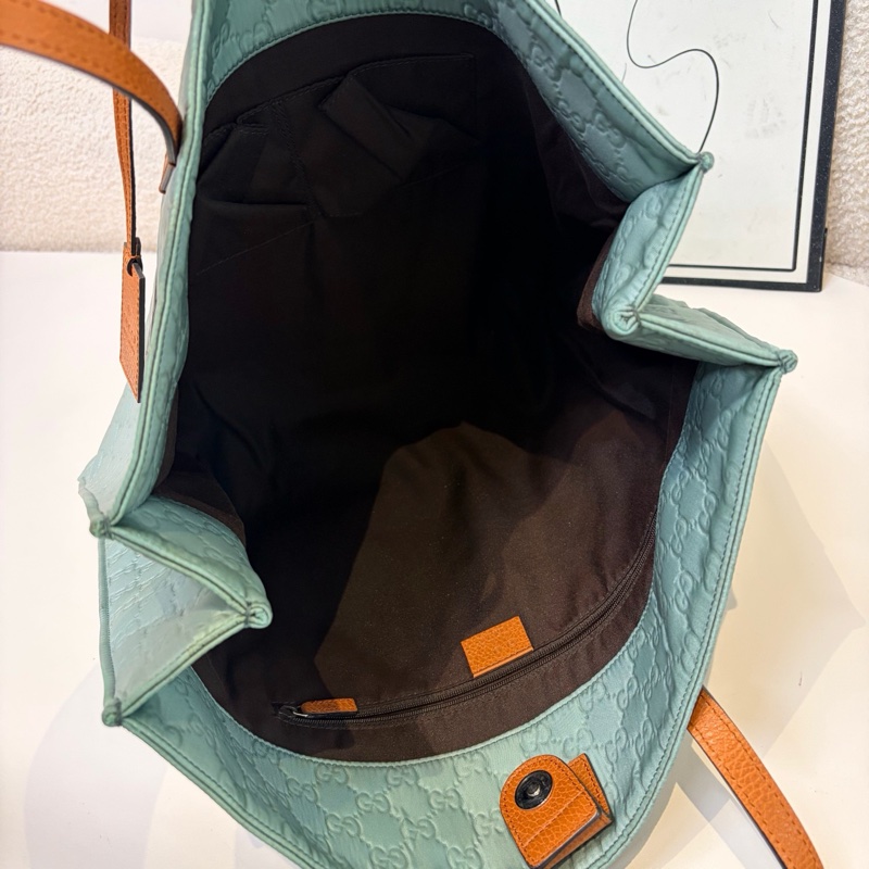 Gucci • Baby Blue 寶寶藍全皮托特包-5