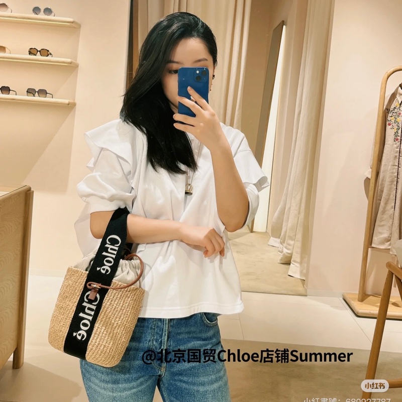 Chloe woody 經典草編水桶包#現貨在台#立刻出貨-2
