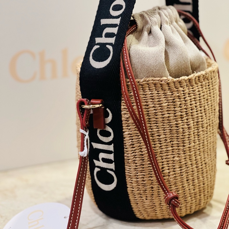 Chloe woody 經典草編水桶包#現貨在台#立刻出貨-13