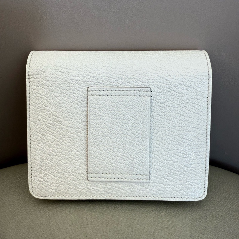 HERMES 愛馬仕 奶昔白豬鼻子Roulis Slim 銀扣 ec皮 U刻-2