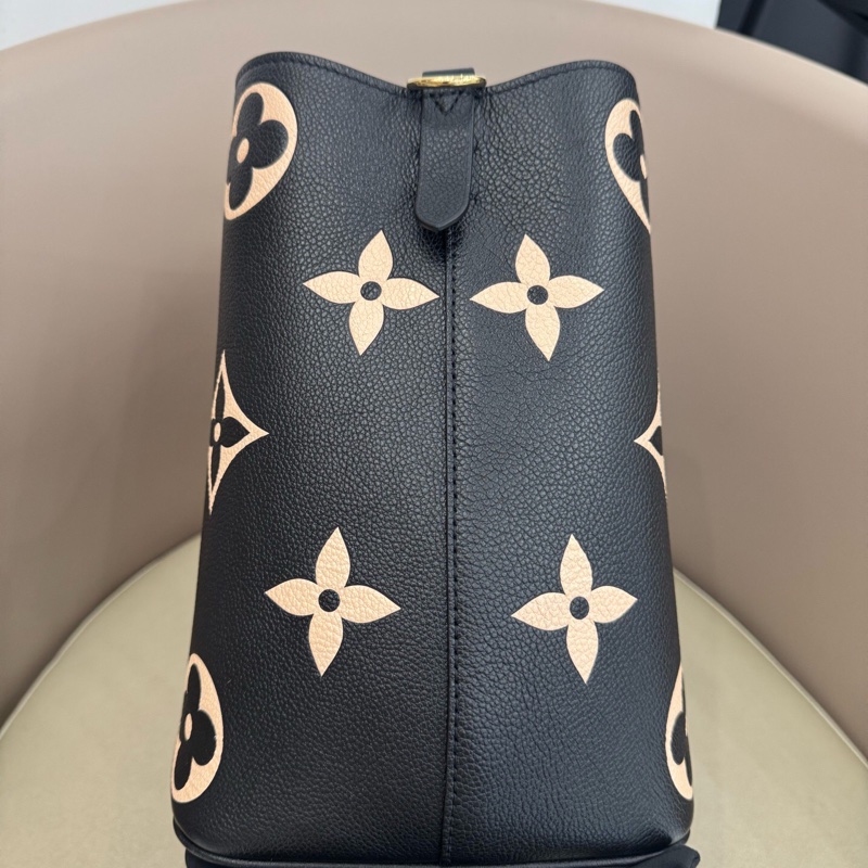 Louis Vuitton 路易威登 neonoe黑色全皮壓紋水桶包 芯片款-3