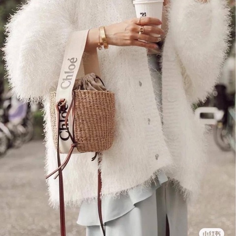 Chloe woody 經典草編水桶包#現貨在台#立刻出貨