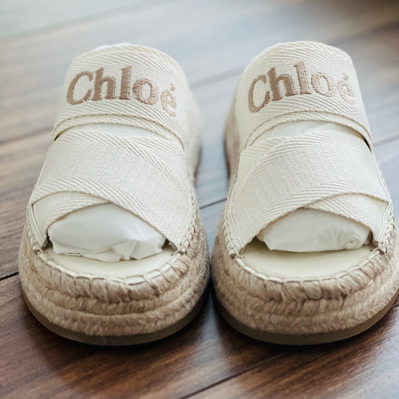 Chloe 39 Mila 刺繡草編拖鞋#在台現貨#立刻出貨-6