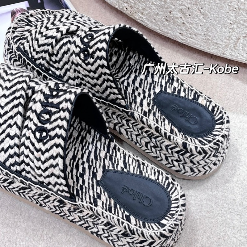 Chloe 39 Mila 刺繡草編拖鞋#現貨在台#立刻出貨-4