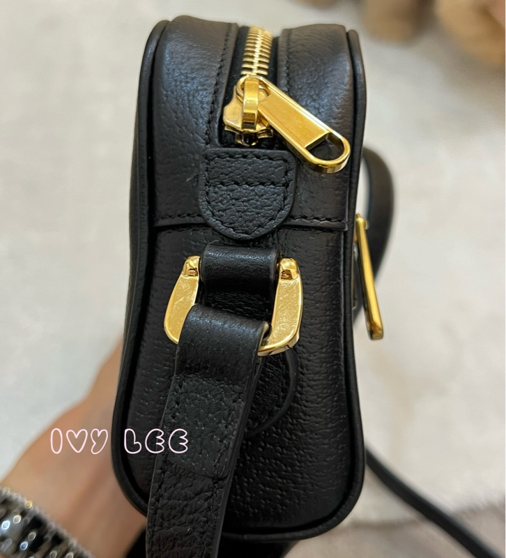Gucci GG Ophidia 綠紅織帶 牛皮迷你 斜背包 肩背包 相機包 經典黑 719885 正品 二手精品-4