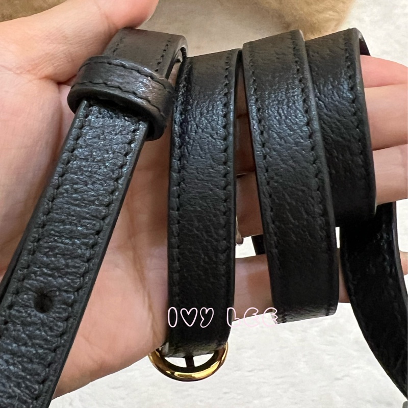 Gucci GG Ophidia 綠紅織帶 牛皮迷你 斜背包 肩背包 相機包 經典黑 719885 正品 二手精品-14