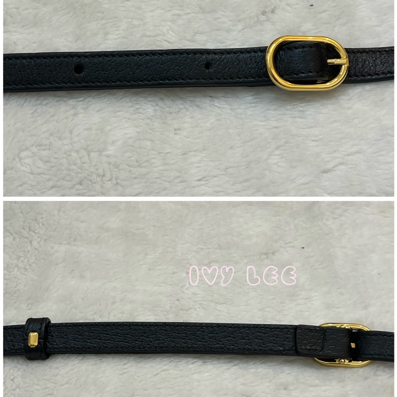Gucci GG Ophidia 綠紅織帶 牛皮迷你 斜背包 肩背包 相機包 經典黑 719885 正品 二手精品-15
