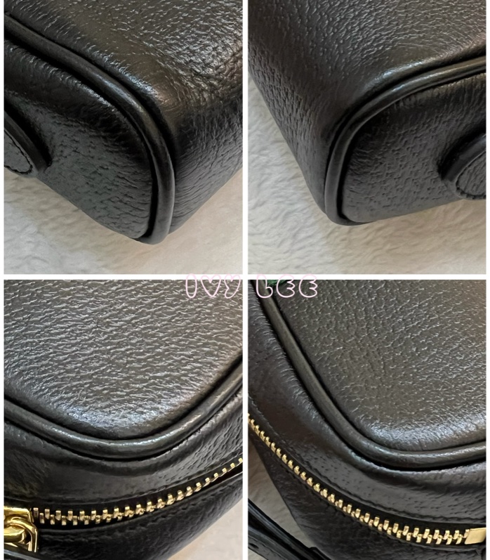 Gucci GG Ophidia 綠紅織帶 牛皮迷你 斜背包 肩背包 相機包 經典黑 719885 正品 二手精品-17