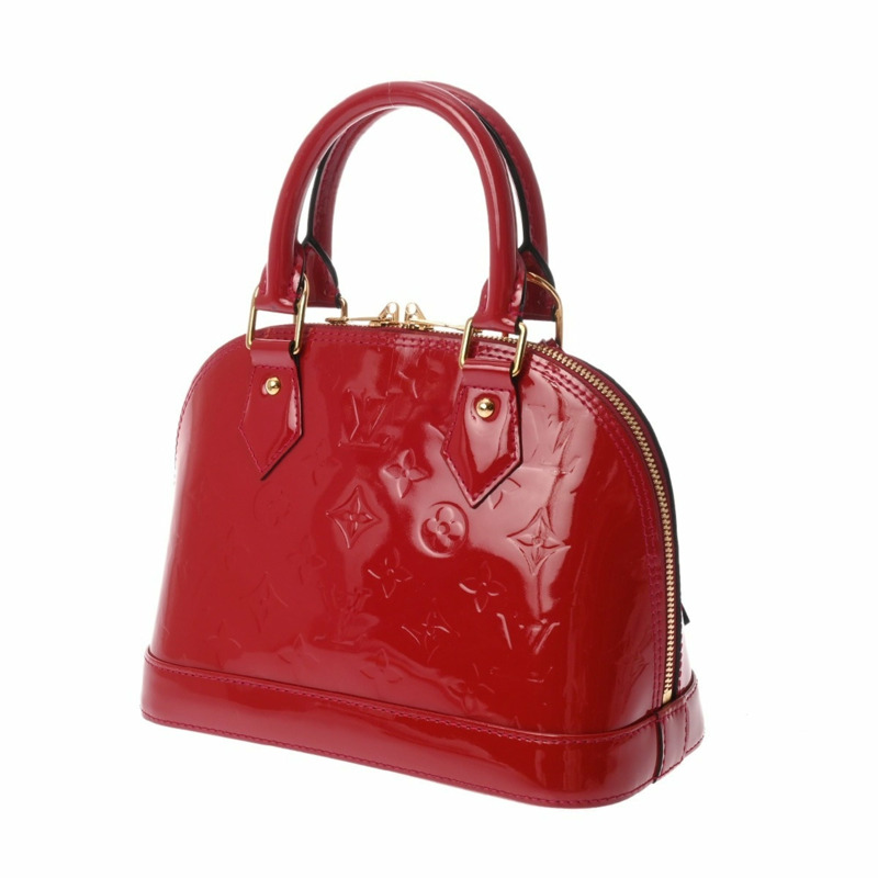 路易威登 (LOUIS VUITTON) Monogram Vernis Alma BB 2WAY Pomme d'Amour M91606 女士手提包 A 級二手 Ginzo-2