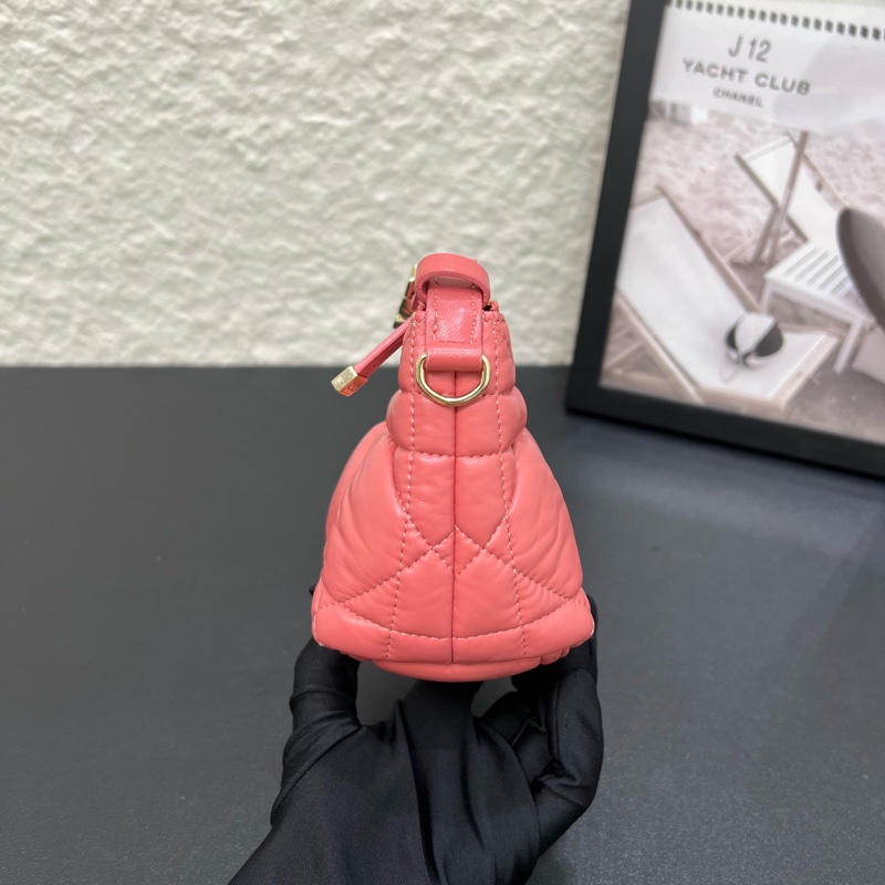 99新Dior迪奧Travel Nomad粉色藤格紋mini手提飯盒包-3