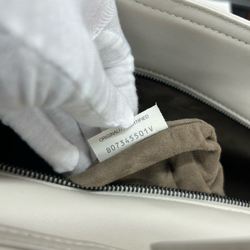 【全新品】BV Bottega Veneta 象牙白編織公文包手提斜挎包-8