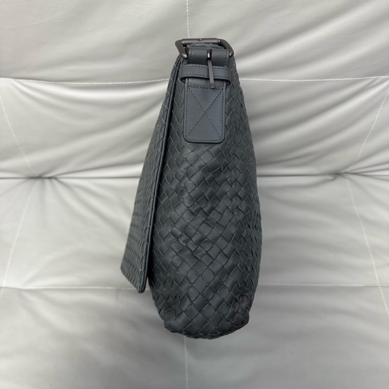 Bottega Veneta 葆蝶家羊皮編織男士斜挎包-3