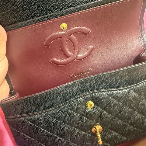CHANEL CF中號 黑金