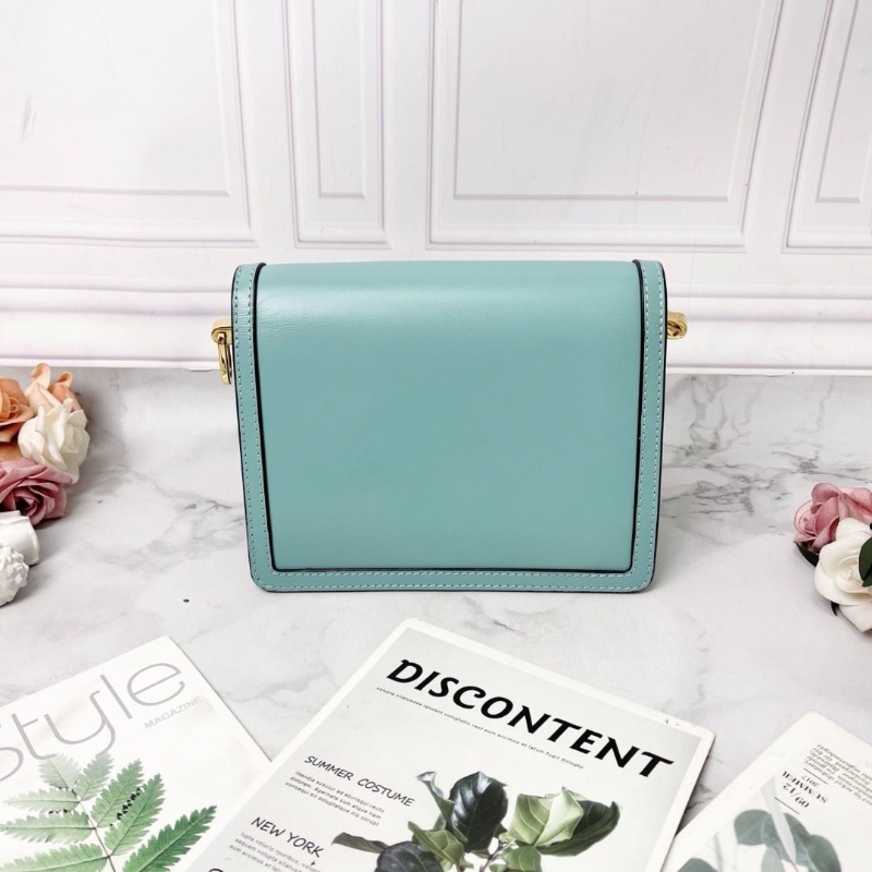 LV DAUPHINE 藍色肩背包20×15×8cm 9新 配件塵袋-3