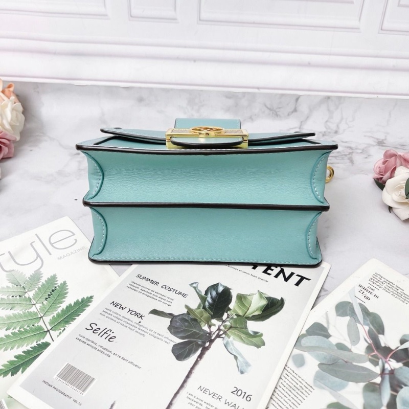 LV DAUPHINE 藍色肩背包20×15×8cm 9新 配件塵袋-6