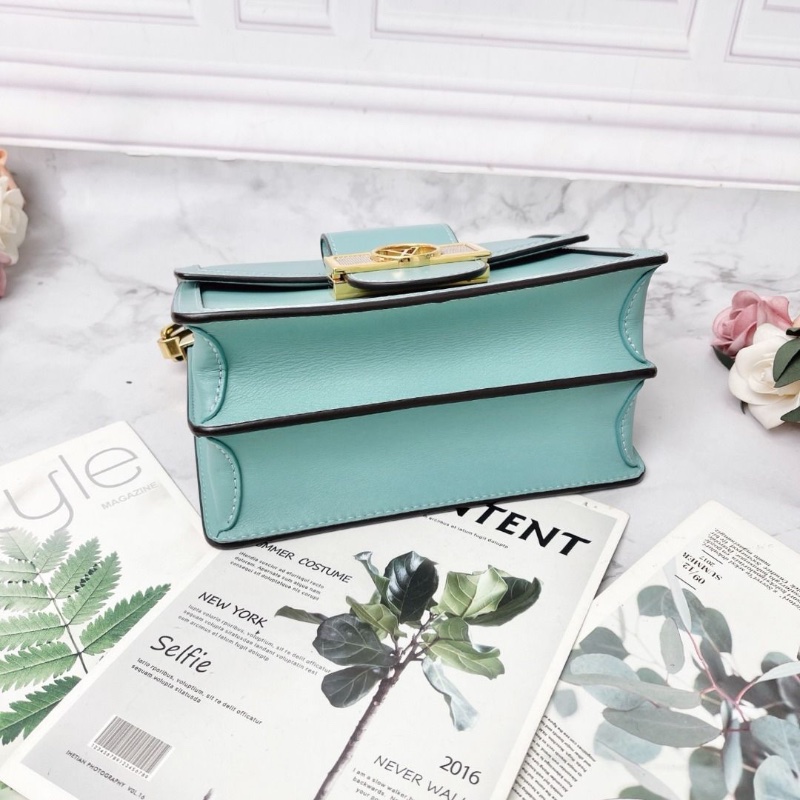 LV DAUPHINE 藍色肩背包20×15×8cm 9新 配件塵袋-8