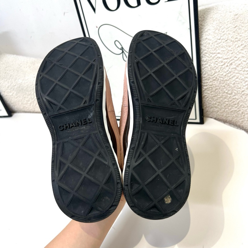 CHANEL/香奈兒 黑粉熊貓雙C休閒鞋 尺碼:39碼 時尚經典百搭-5