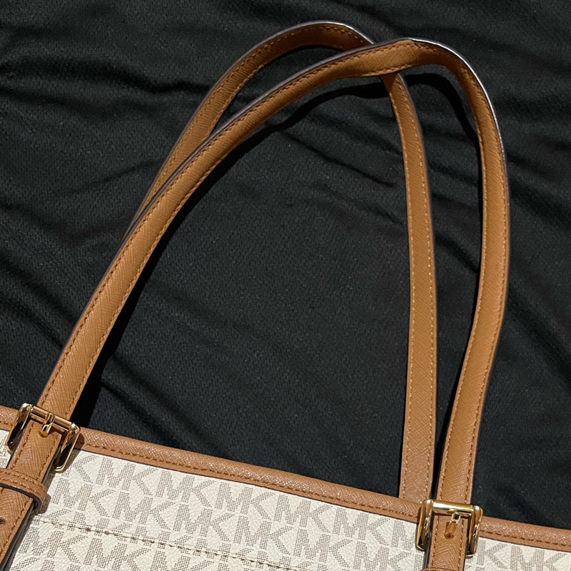MICHAEL KORS Tote金釦滿版大托特包MK (42 X 11 X 26)-23