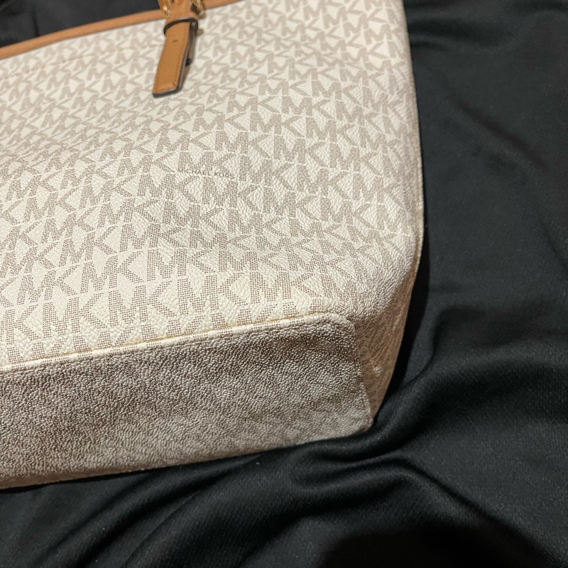 MICHAEL KORS Tote金釦滿版大托特包MK (42 X 11 X 26)-36