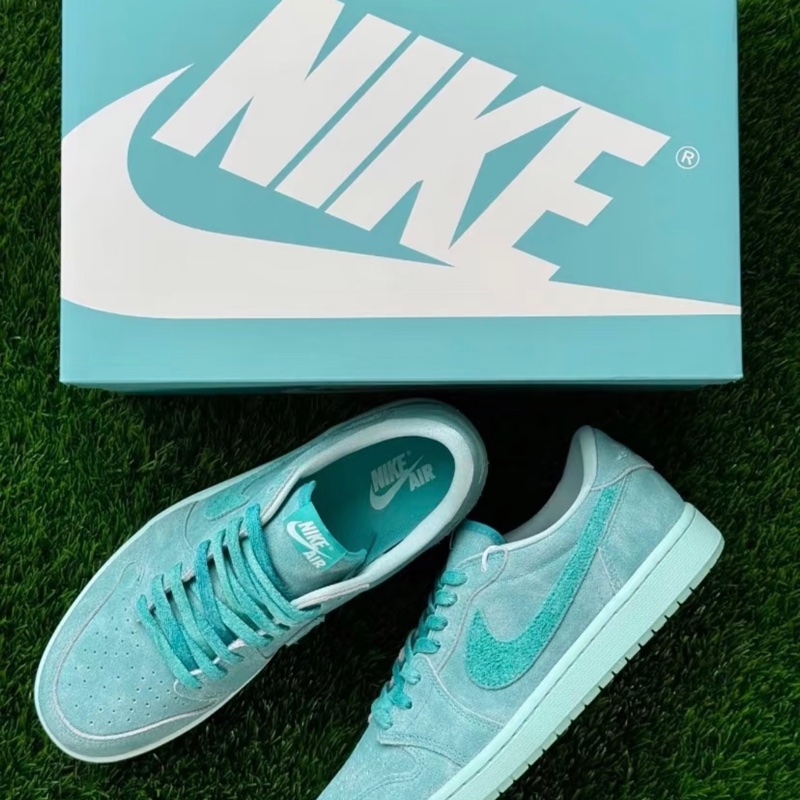 Nike Air Jordan 1 Low Washed Teal 運動鞋 蒂芬妮配色 湖水綠-0