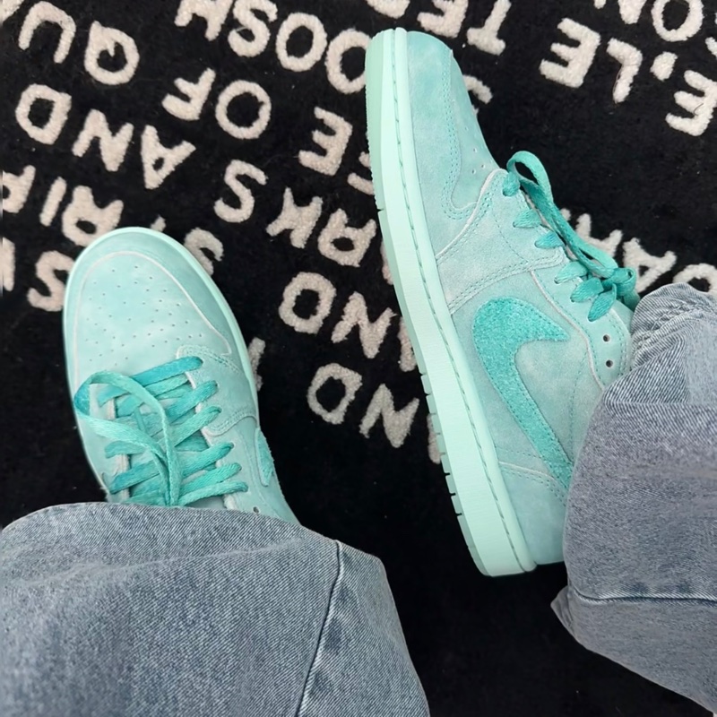 Nike Air Jordan 1 Low Washed Teal 運動鞋 蒂芬妮配色 湖水綠-2
