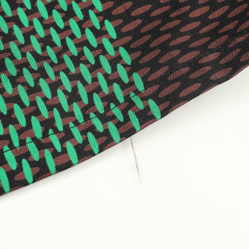 路易威登 Damier 短褲 #50 RM241 FYQ HQP74W 絲質 綠色棕色 二手 男款-6