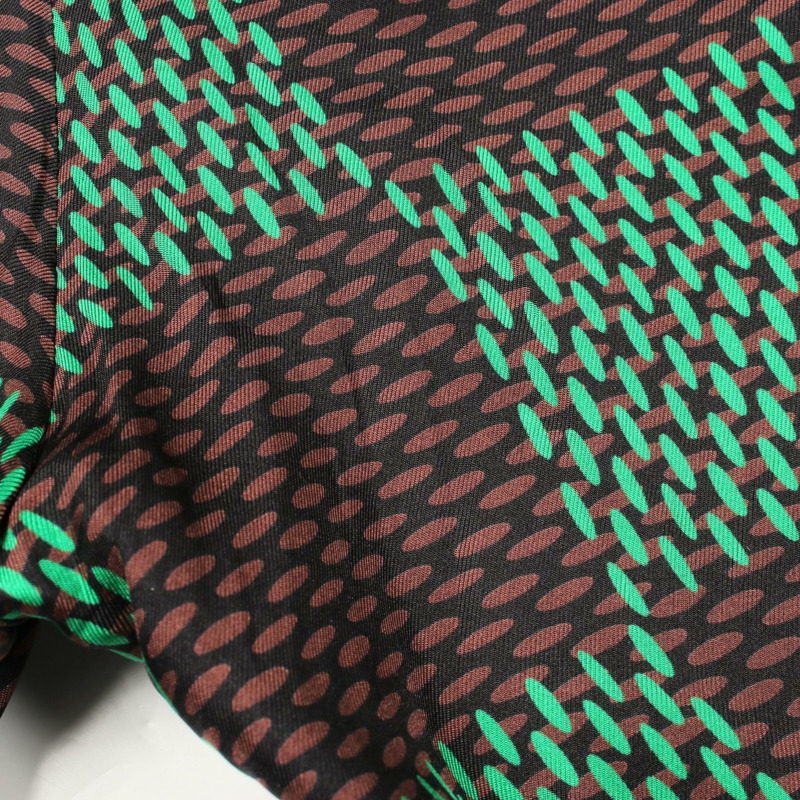 路易威登 Damier 短褲 #50 RM241 FYQ HQP74W 絲質 綠色棕色 二手 男款-7