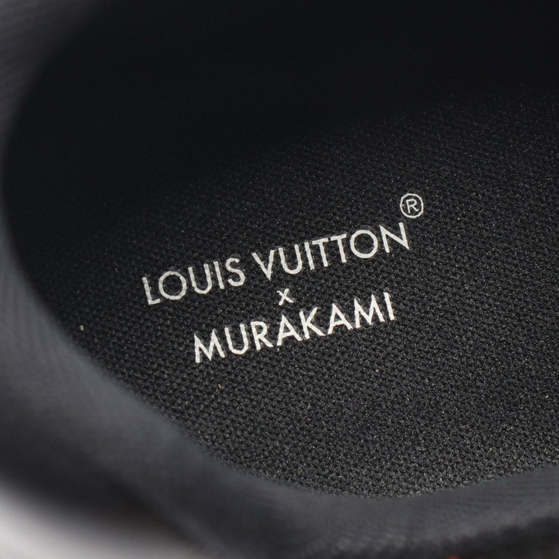 路易威登™ LV Trainer Monogram Multicolor 運動鞋 #8 黑色皮革 二手-4