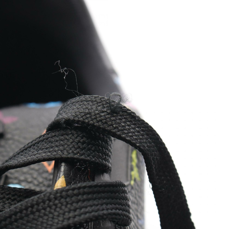 路易威登™ LV Trainer Monogram Multicolor 運動鞋 #8 黑色皮革 二手-7
