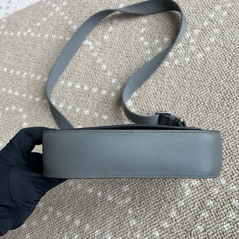 99新🆕Hermes/愛馬仕 吉普賽mini積雨雲灰 銀扣s皮 斜背包 B刻✅正品-4
